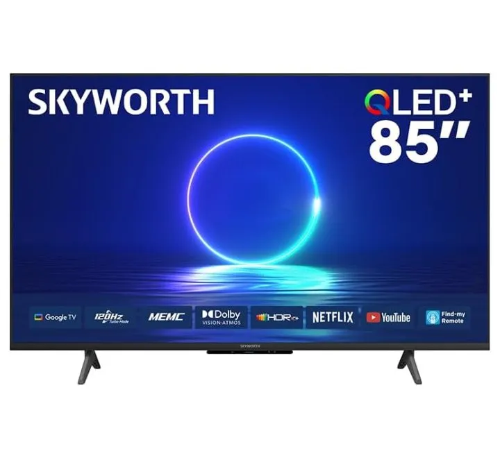 SKYWORTH 85Q6800H 85 Inch QLED+ 4K Smart TV